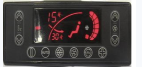 Panel de control de aire acondicionado